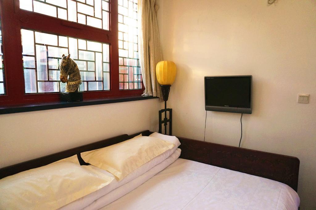 Templeside Deluxe Hutong Hotel Peking  Kamer foto