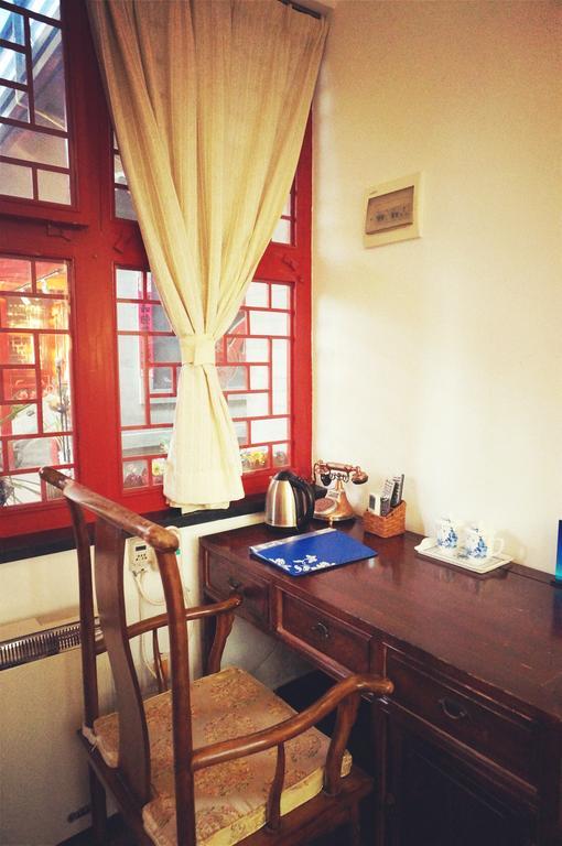 Templeside Deluxe Hutong Hotel Peking  Kamer foto