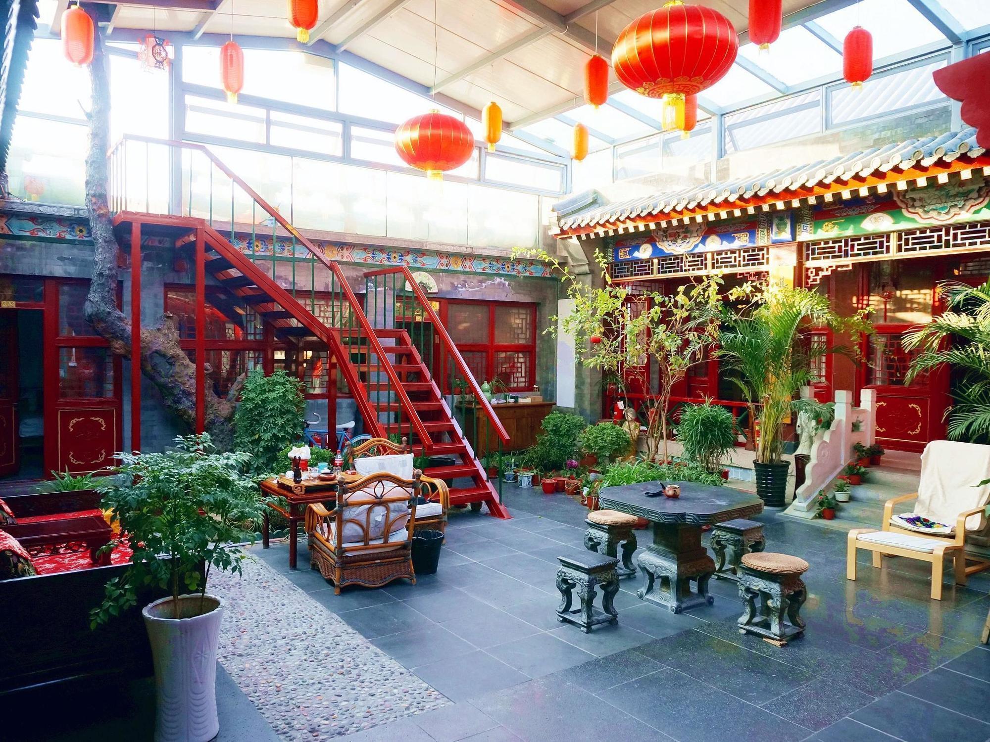 Templeside Deluxe Hutong Hotel Peking  Buitenkant foto